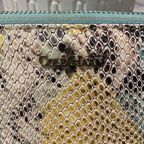 Cole Haan Rainbow Snakeskin Wallet - Picture 2 of 8